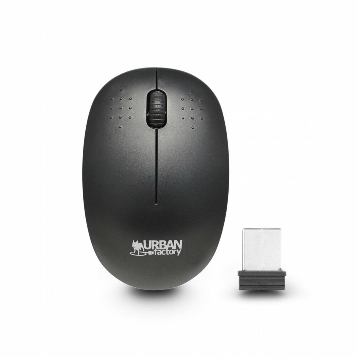 Trådløs mus Urban Factory WMB01UF sort, ambidextrous