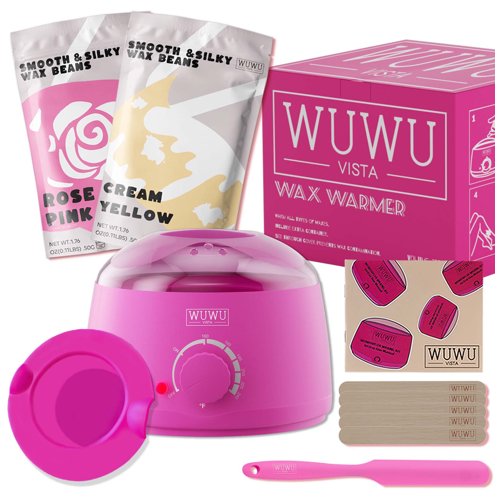 WUWUVISTA Voks Kit til Ansigt og Legeme – 11 Stykker