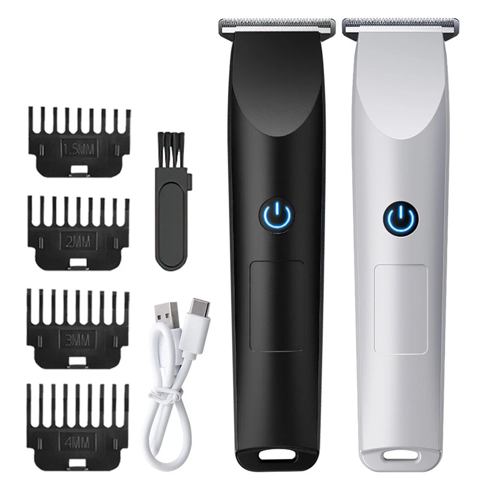 Elektrisk hårrazor til mænd, professionel trimmer sort