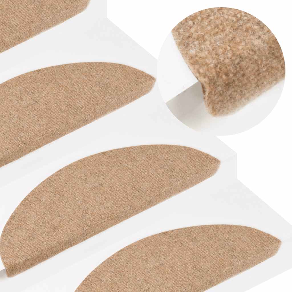 Selvklistrede trappetrin, 15 stk. – Anthracit, Beige og mere
