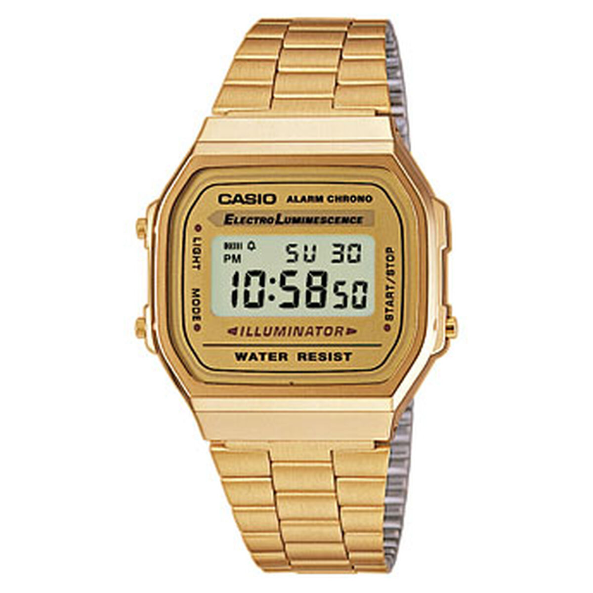 Herreur Casio A168WG-9WDF i rustfrit stål