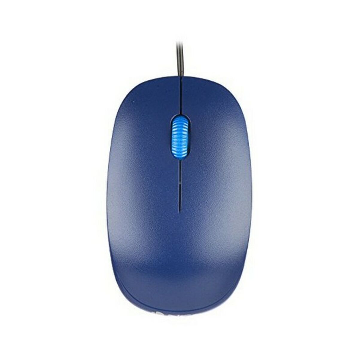 Optisk mus NGS – Blå, 1000 dpi, USB-kabel