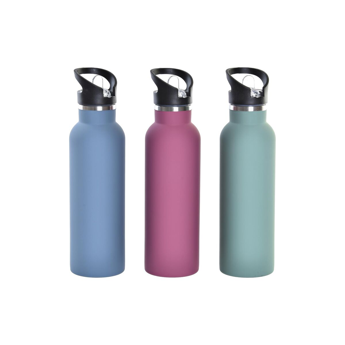 Termokande DKD Home Decor Dobbelt væg 3 Dele