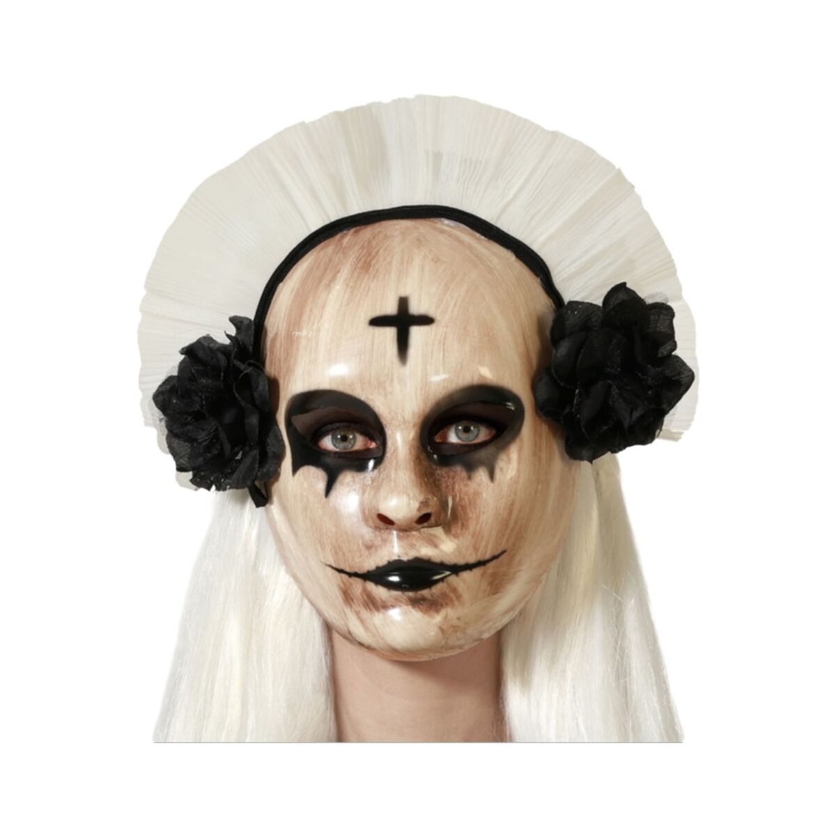 Maske Skummel nonne