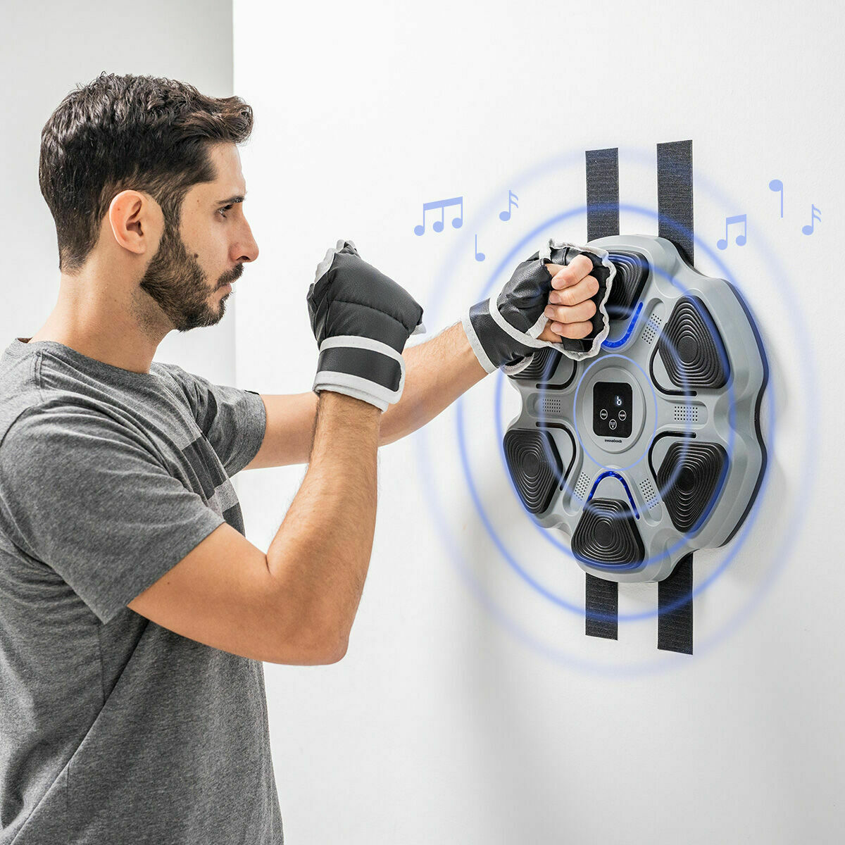 Genopladelig boksemaskine med musik Beatfist InnovaGoods