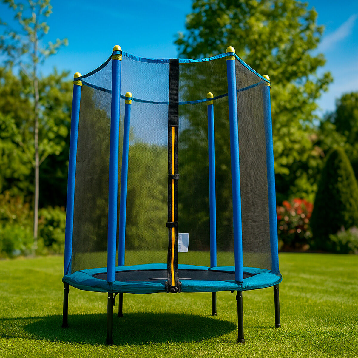 Juniortrampolin med sikkerhedsnet Zuply InnovaGoods