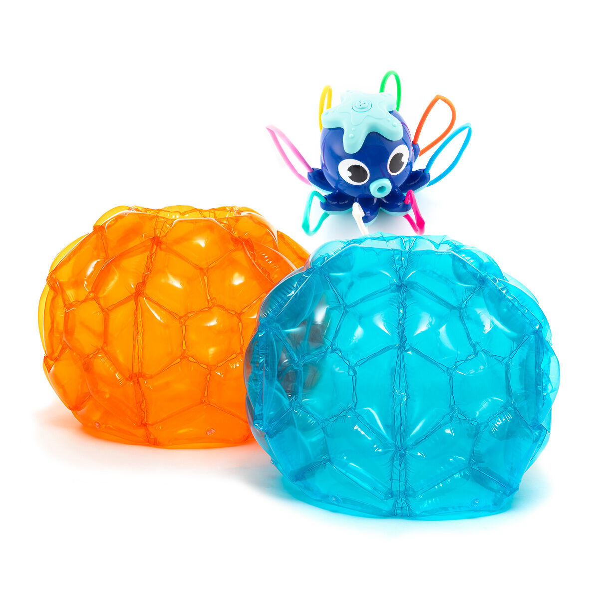 Pack Gigantiske oppustelige bumper ball og Legetøjs vandsprinkler InnovaGoods